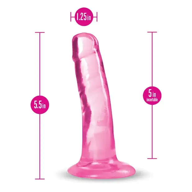 Dildos Blush Blush B Yours Plus Hard n Happy 5 in Dildo with Suction Cup Clear Dildos Blush Blush B Yours Plus Hard n Happy 5 in Dildo with Suction Cup Clear