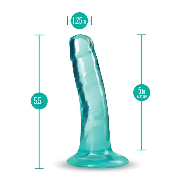 Dildos Blush Blush B Yours Plus Hard n Happy 5 in Dildo with Suction Cup Clear Dildos Blush Blush B Yours Plus Hard n Happy 5 in Dildo with Suction Cup Clear