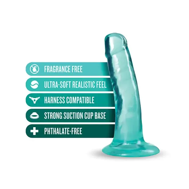 Dildos Blush Blush B Yours Plus Hard n Happy 5 in Dildo with Suction Cup Clear Dildos Blush Blush B Yours Plus Hard n Happy 5 in Dildo with Suction Cup Clear