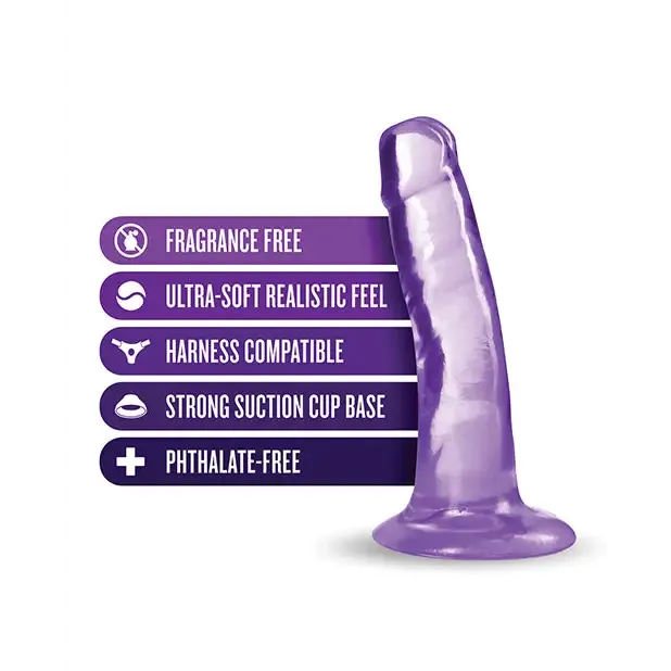 Dildos Blush Blush B Yours Plus Hard n Happy 5 in Dildo with Suction Cup Clear Dildos Blush Blush B Yours Plus Hard n Happy 5 in Dildo with Suction Cup Clear