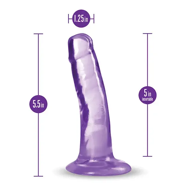 Dildos Blush Blush B Yours Plus Hard n Happy 5 in Dildo with Suction Cup Clear Dildos Blush Blush B Yours Plus Hard n Happy 5 in Dildo with Suction Cup Clear