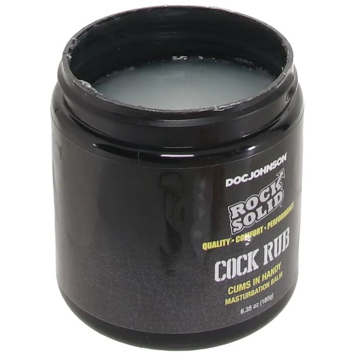 Dildos Doc Johnson Rock Solid Cock Rub Masturbation Balm in 635oz180ml