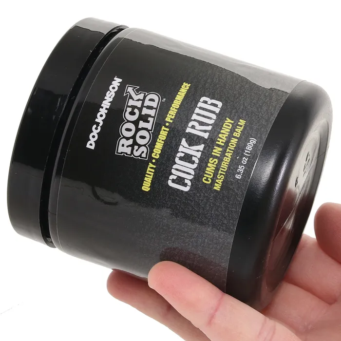 Dildos Doc Johnson Rock Solid Cock Rub Masturbation Balm in 635oz180ml