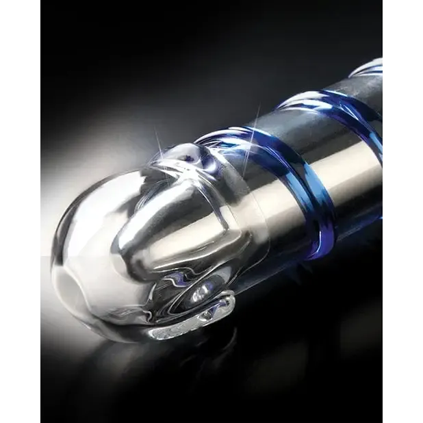Dildos Icicles Icicles No 20 Hand Blown Glass Vibrator Waterproof Clear Wblue Swirls Dildos Icicles Icicles No 20 Hand Blown Glass Vibrator Waterproof Clear Wblue Swirls