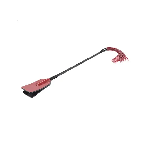 Dildos Sportsheets Sportsheets Saffron Tap Tickle DualEnded Crop and Silicone Flogger