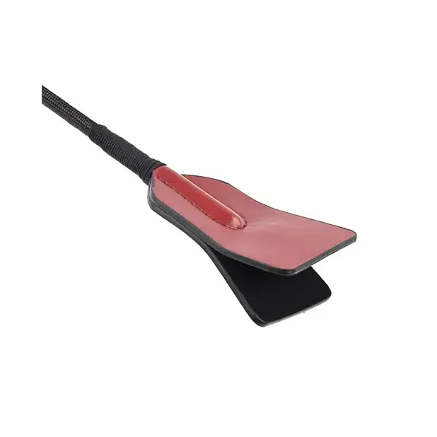Dildos Sportsheets Sportsheets Saffron Tap Tickle DualEnded Crop and Silicone Flogger