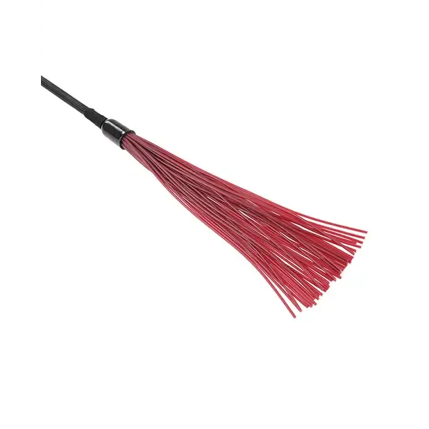 Dildos Sportsheets Sportsheets Saffron Tap Tickle DualEnded Crop and Silicone Flogger