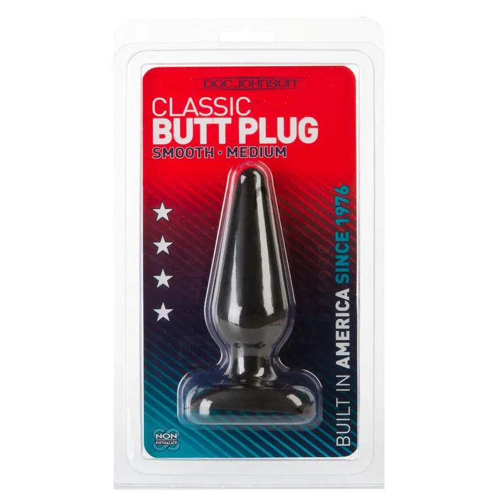 Doc Johnson Anal Doc Johnson Butt Plug MediumBlack