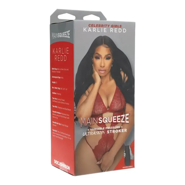 Doc Johnson Male Sex Toys Main Squeeze Celebrity Girls ULTRASKYN Stroker Karlie Redd