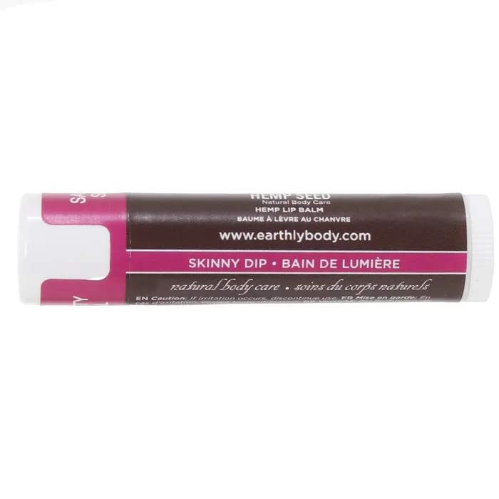Earthly Body Female Sex Toys Hempseed Lip Balm 15oz42g in Skinny Dip Earthly Body Female Sex Toys Hempseed Lip Balm 15oz42g in Skinny Dip