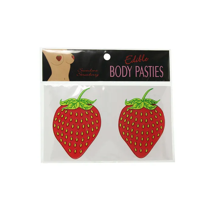 Edible Body Pasties in Strawberry Kheper Games Female Sex Toys