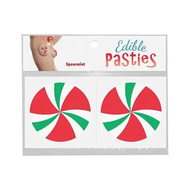 Edible Body Pasties Spearmint Candy Swirls Kheper Games Female Sex Toys