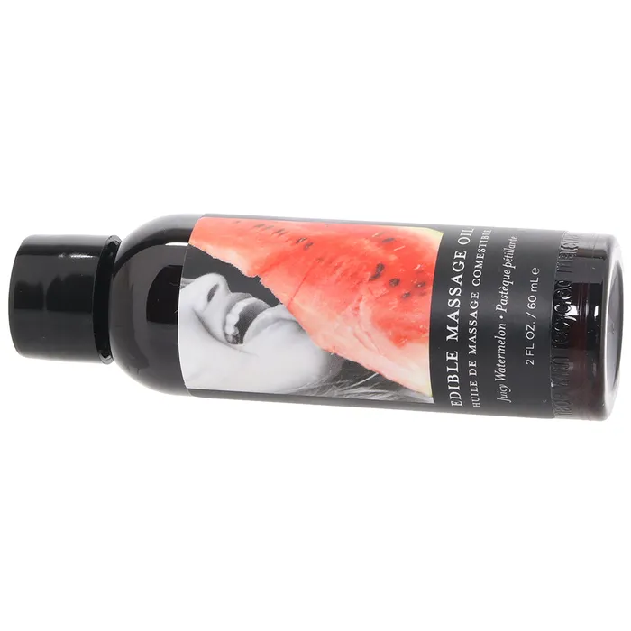 Edible Massage Oil 2oz60ml in Juicy Watermelon Earthly Body Couples