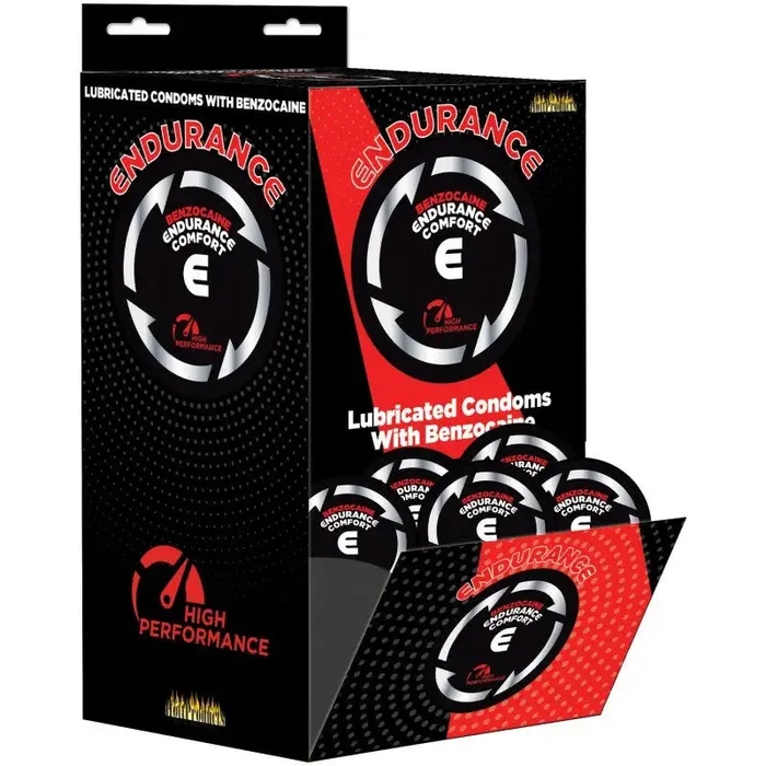 Endurance Comfort Benzocaine 144pc Display HOTT Products Vibrators