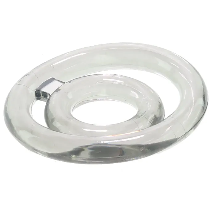 Evolved Novelties Bullseye Double Loop Cock Ring in Smoke Male Sex Toys Evolved Novelties Bullseye Double Loop Cock Ring in Smoke Male Sex Toys