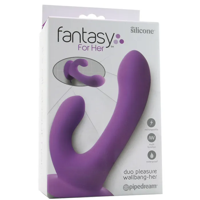 Fantasy For Her Duo Pleasure WallbangHer in Purple Pipedream Vibrators Fantasy For Her Duo Pleasure WallbangHer in Purple Pipedream Vibrators