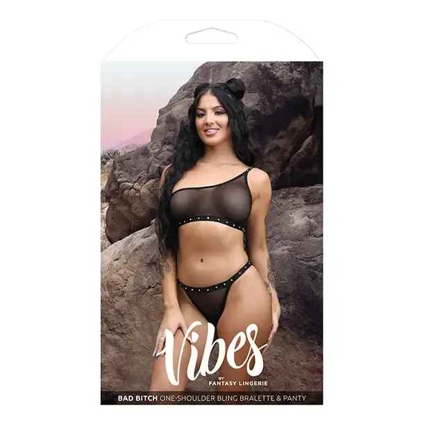 Female Sex Toys Fantasy Lingerie Vibes Bad Bitch OneShoulder Bling Bralette Bikini Panty with Rhinestone Lettering Fantasy Lingerie Female Sex Toys Fantasy Lingerie Vibes Bad Bitch OneShoulder Bling Bralette Bikini Panty with Rhinestone Lettering Fantasy Lingerie