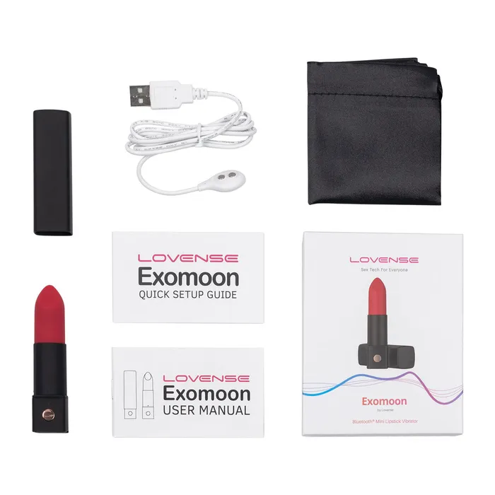 Female Sex Toys Lovense Exomoon Bluetooth Mini Lipstick Vibrator Lovense