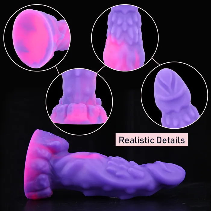 Female Sex Toys Modi Mixed Color Viper Colored Liquid Silicone Flexible Snake Head Dildo with Suction Cup 59 inch