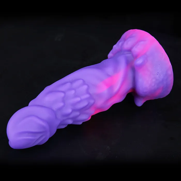 Female Sex Toys Modi Mixed Color Viper Colored Liquid Silicone Flexible Snake Head Dildo with Suction Cup 59 inch