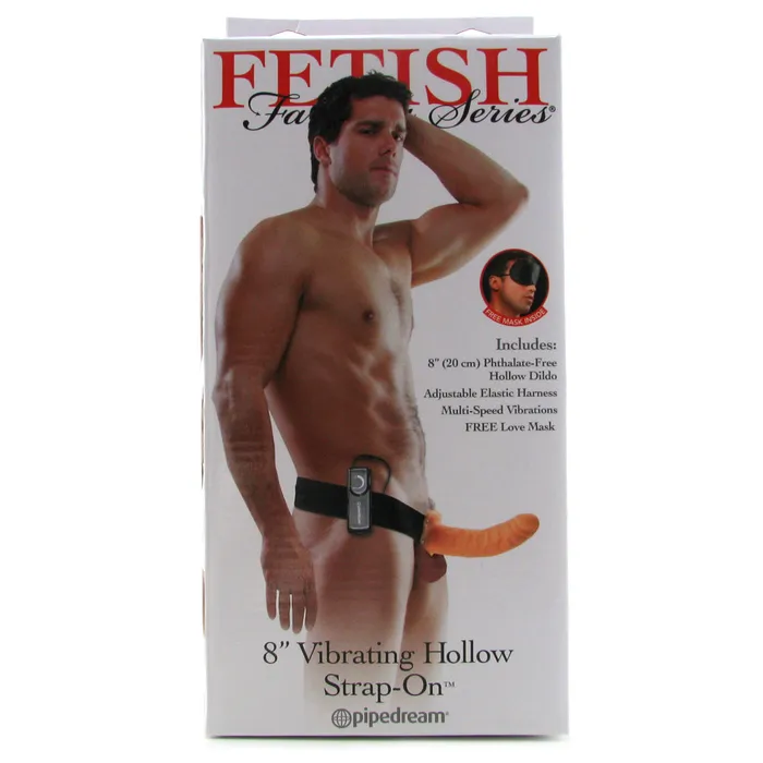 Female Sex Toys Pipedream Fetish Fantasy 8 Inch Hollow Vibrating StrapOn Female Sex Toys Pipedream Fetish Fantasy 8 Inch Hollow Vibrating StrapOn