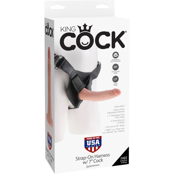 Female Sex Toys Pipedream Products King Cock StrapOn Harness with 7 Inch Cock Pipedream Products Female Sex Toys Pipedream Products King Cock StrapOn Harness with 7 Inch Cock Pipedream Products
