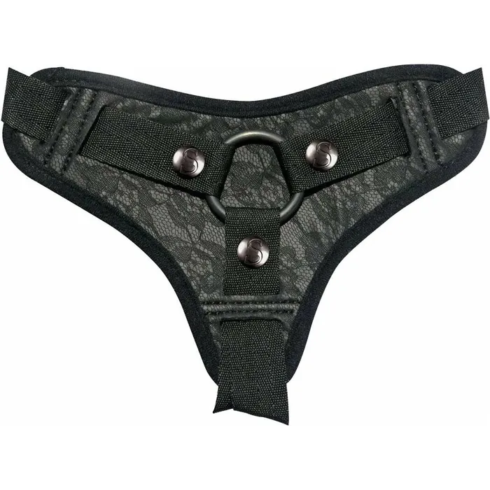 Female Sex Toys Sportsheets Sportsheets Sincerely Lace StrapOn Black