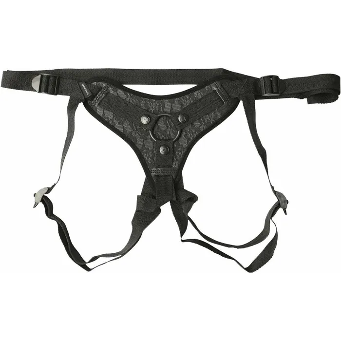 Female Sex Toys Sportsheets Sportsheets Sincerely Lace StrapOn Black