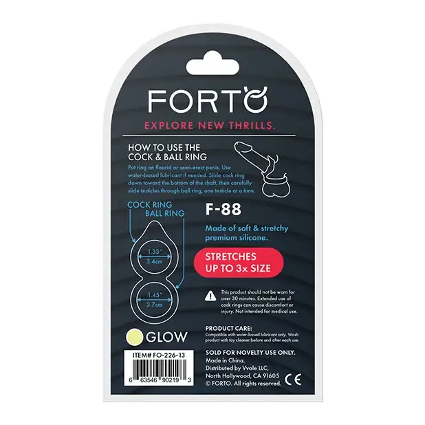 Forto F88 Liquid Silicone Cock Ball Ring Forto Male Sex Toys Forto F88 Liquid Silicone Cock Ball Ring Forto Male Sex Toys