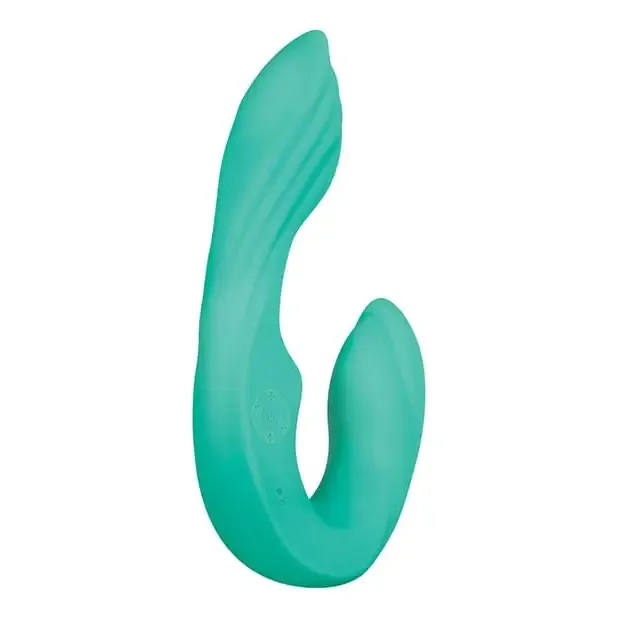 Gender X Vibrators Gender X Teal Strapless Seashell Dual Vibe Gender X Vibrators Gender X Teal Strapless Seashell Dual Vibe