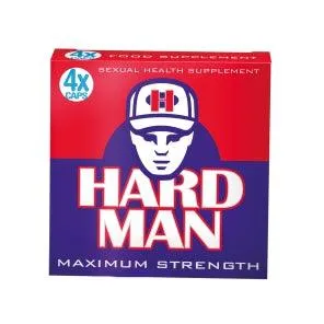 Hard Man Male Sex Toys HARD MAN x4 Male Sex Enhancer Supplement