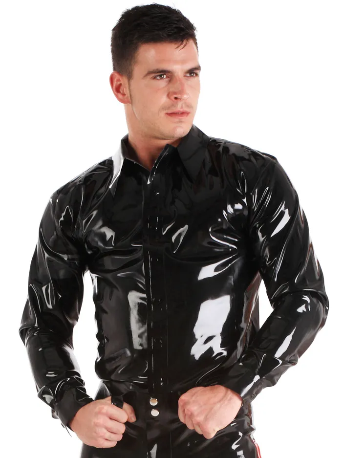 HonourSkintwocom Anal Black Latex Shirt