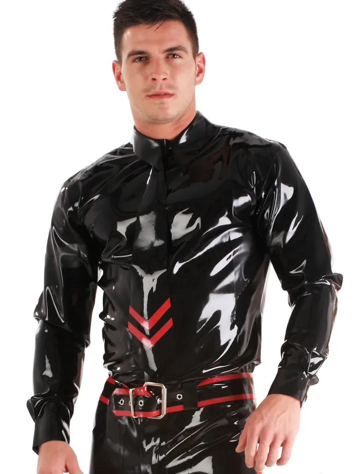HonourSkintwocom Anal Black Latex Shirt
