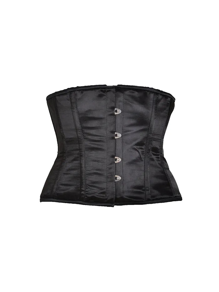 HonourSkintwocom Anal Classic Black Satin Underbust Corset HonourSkintwocom Anal Classic Black Satin Underbust Corset
