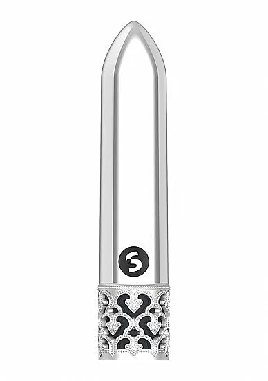 HonourSkintwocom Female Sex Toys Glitz Rechargeable ABS Bullet Silver