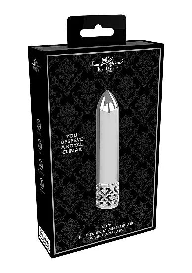HonourSkintwocom Female Sex Toys Glitz Rechargeable ABS Bullet Silver HonourSkintwocom Female Sex Toys Glitz Rechargeable ABS Bullet Silver