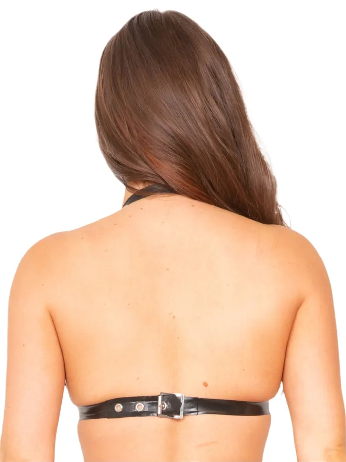 HonourSkintwocom Female Sex Toys Seducer Halter Latex Bra