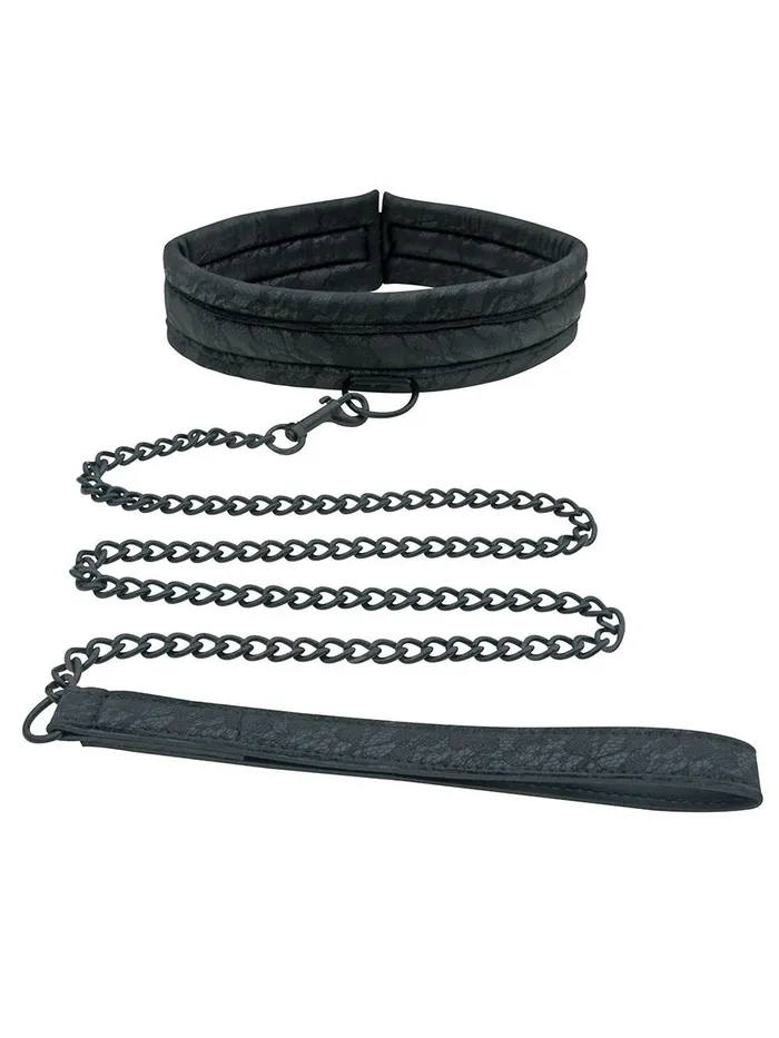 HonourSkintwocom Midnight Lace Collar and Leash Vibrators