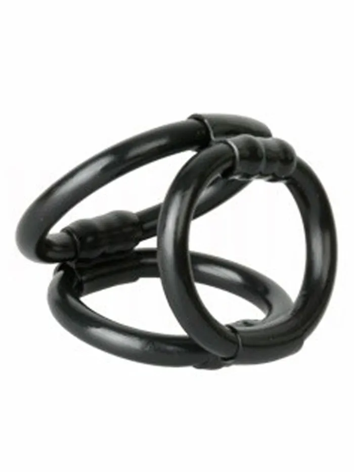 HonourSkintwocom Tri 3 Ring Cock Cage Male Sex Toys