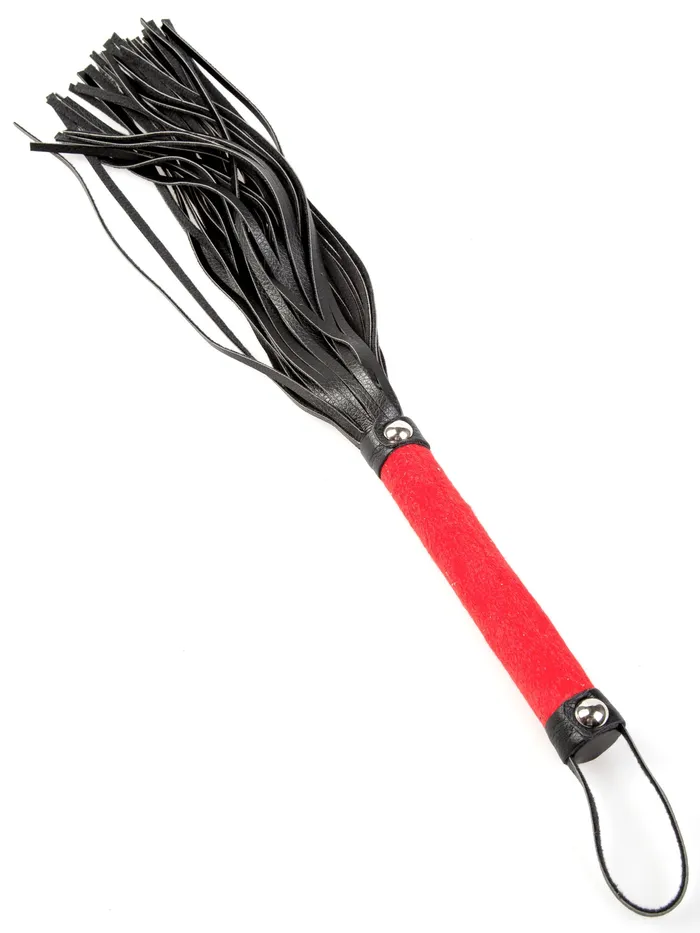 HonourSkintwocom Vibrators Red Velvet Leatherette Flogger