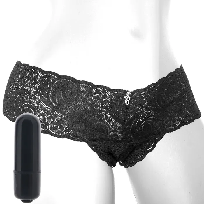 Hustler Female Sex Toys Vibrating Panties with Hidden Vibe Pocket M