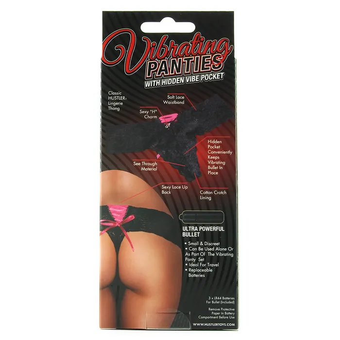 Hustler Female Sex Toys Vibrating Panties with Hidden Vibe Pocket M Hustler Female Sex Toys Vibrating Panties with Hidden Vibe Pocket M