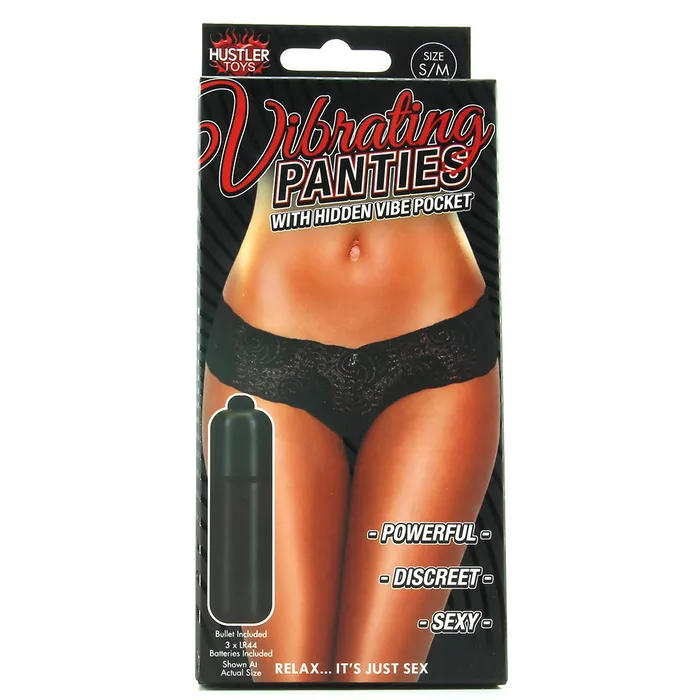 Hustler Female Sex Toys Vibrating Panties with Hidden Vibe Pocket M Hustler Female Sex Toys Vibrating Panties with Hidden Vibe Pocket M