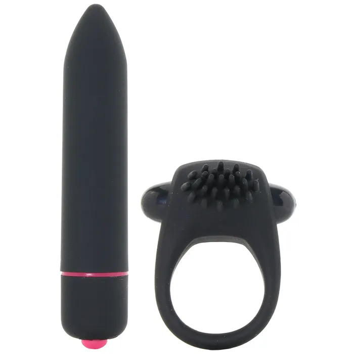 Intense 10 Function CRing Bullet Vibe in Black Nasstoys Female Sex Toys