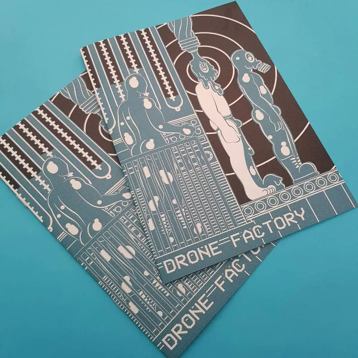 James Newland Illustration Vibrators Drone Factory A5 Zine