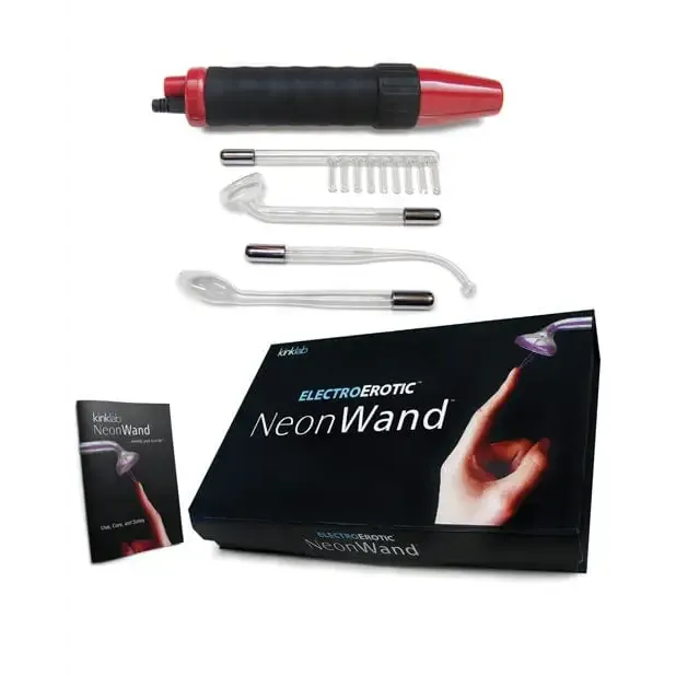 KinkLab Vibrators Kinklab Red Handle Neon Wand Wred Electrode