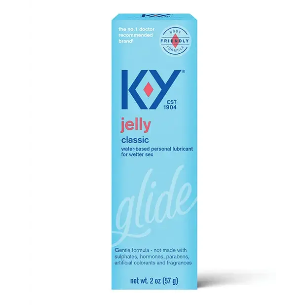 KY KY Jelly Classic Personal Lubricant 4 oz Tube Vibrators