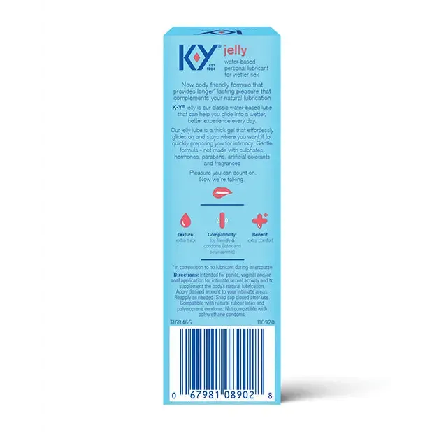 KY KY Jelly Classic Personal Lubricant 4 oz Tube Vibrators KY KY Jelly Classic Personal Lubricant 4 oz Tube Vibrators