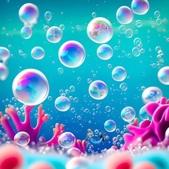 Lilac Mermaid Bubbles Plug CrystalDelights Anal