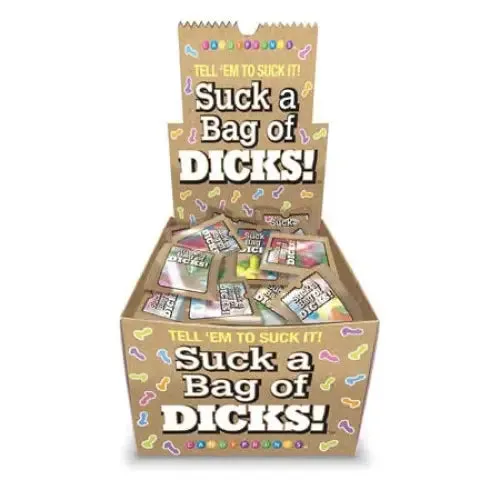 Little Genie Anal Suck A Bag Of Dicks Display Of 100 15 Oz Bags